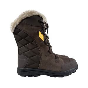 Columbia Winter Boot Ice Maiden II Womens 9 Waterproof Insulated Cordovan Brown